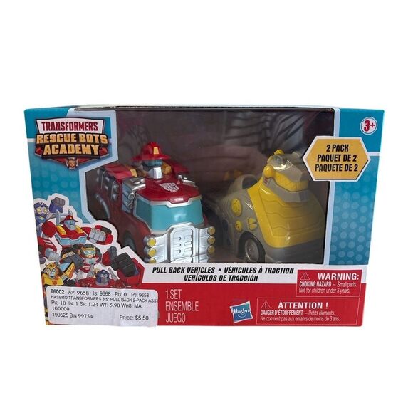 Nwt Transformer Rescue Bots Academy Pull Back Vehicles - Picture 1 of 2